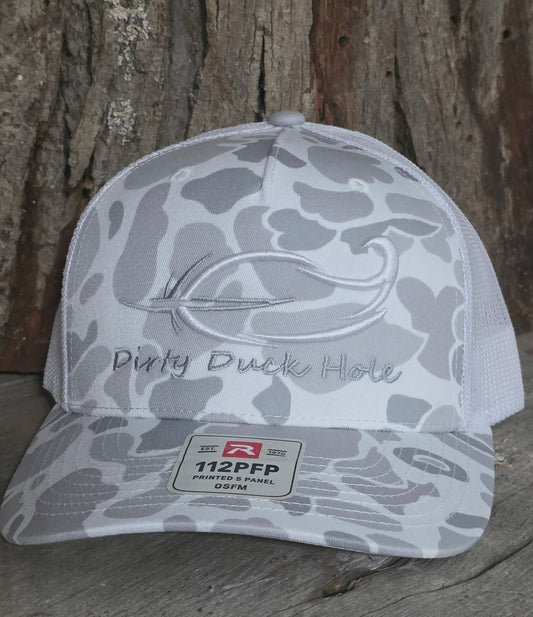 5 Panel CAP - Dirty Duck Hole Snow Duck Camo