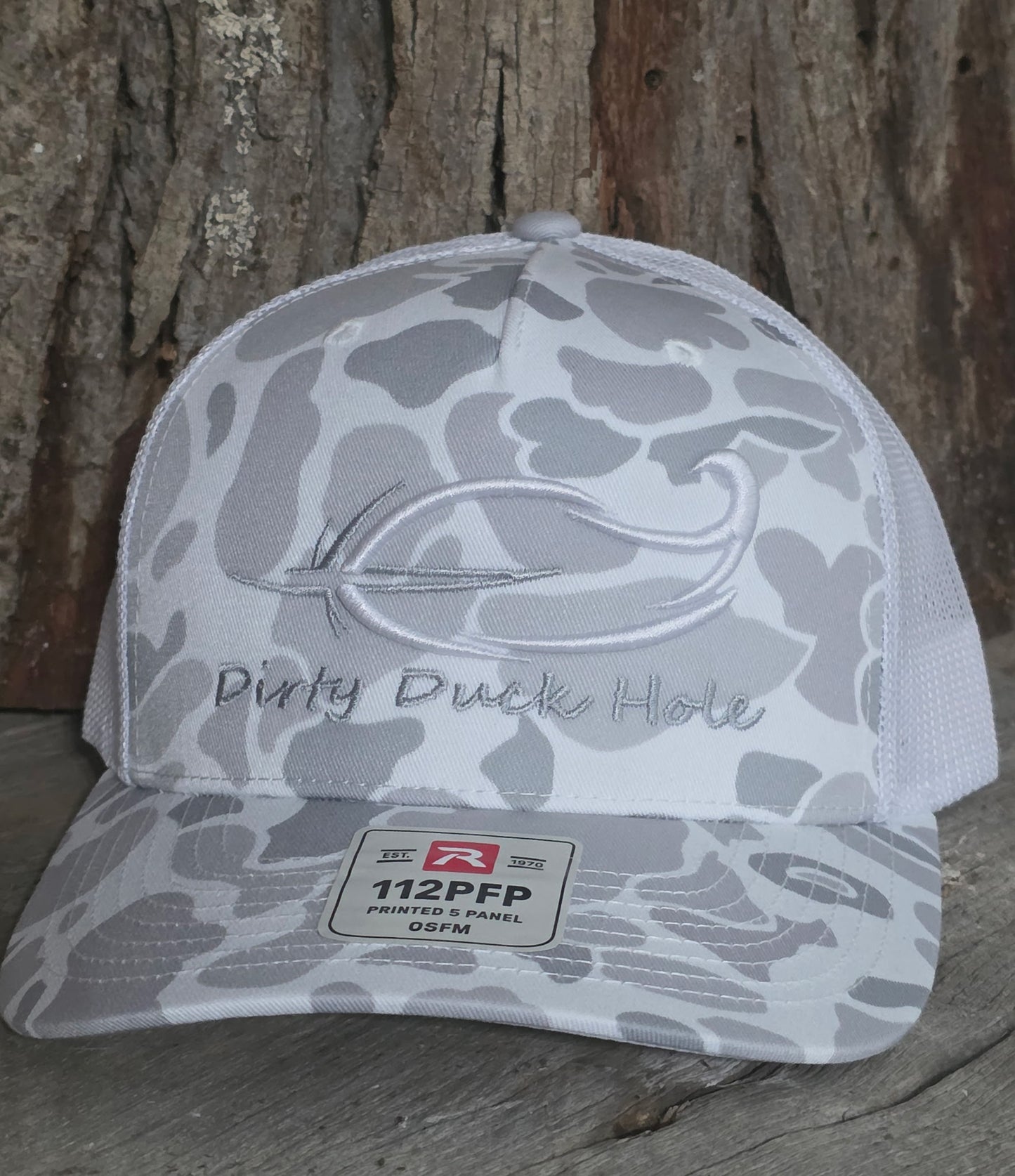 5 Panel CAP - Dirty Duck Hole Snow Duck Camo