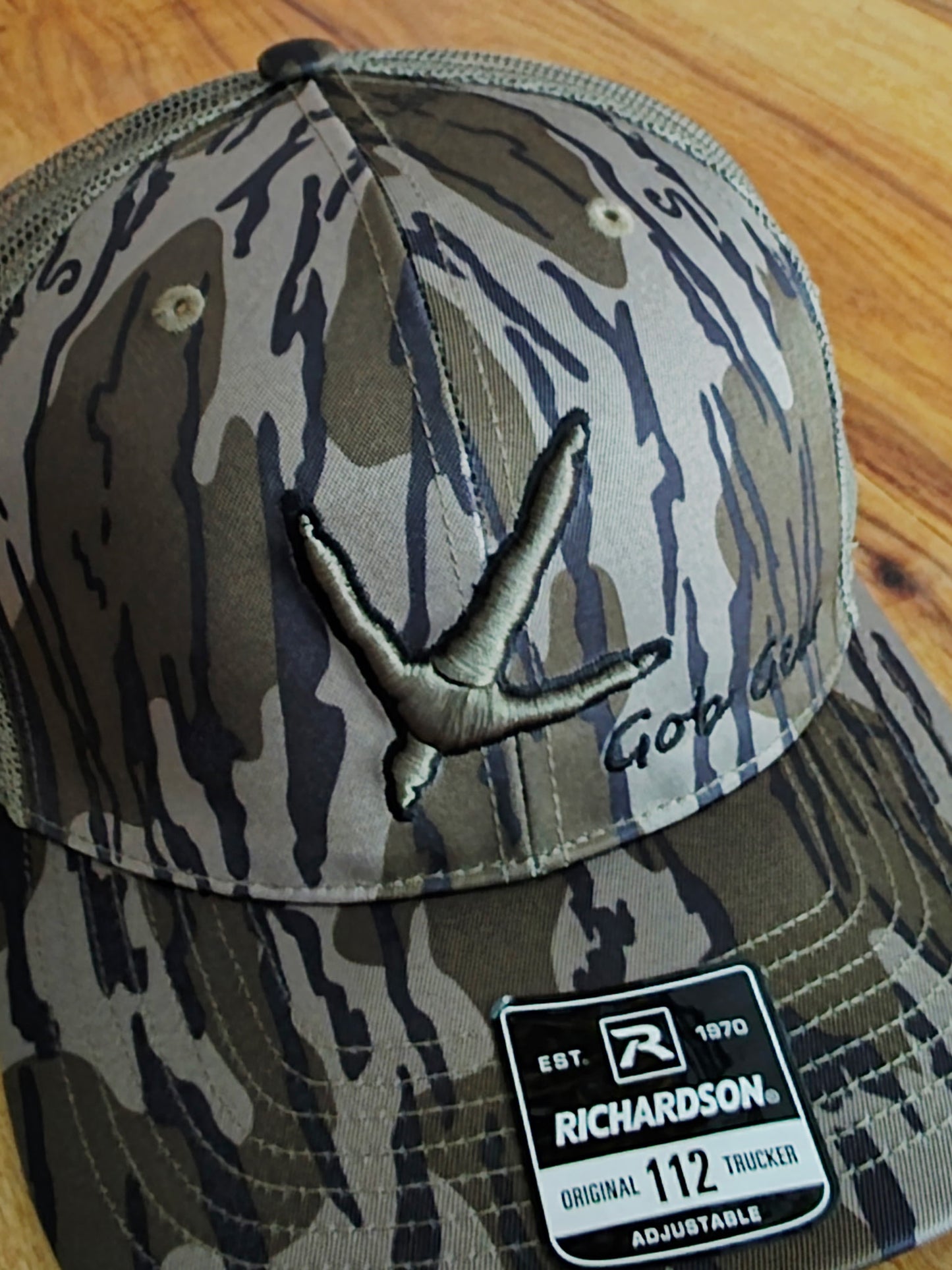 Richardson Bottomland 112 CAP - Rustic green "Gobbler Track"