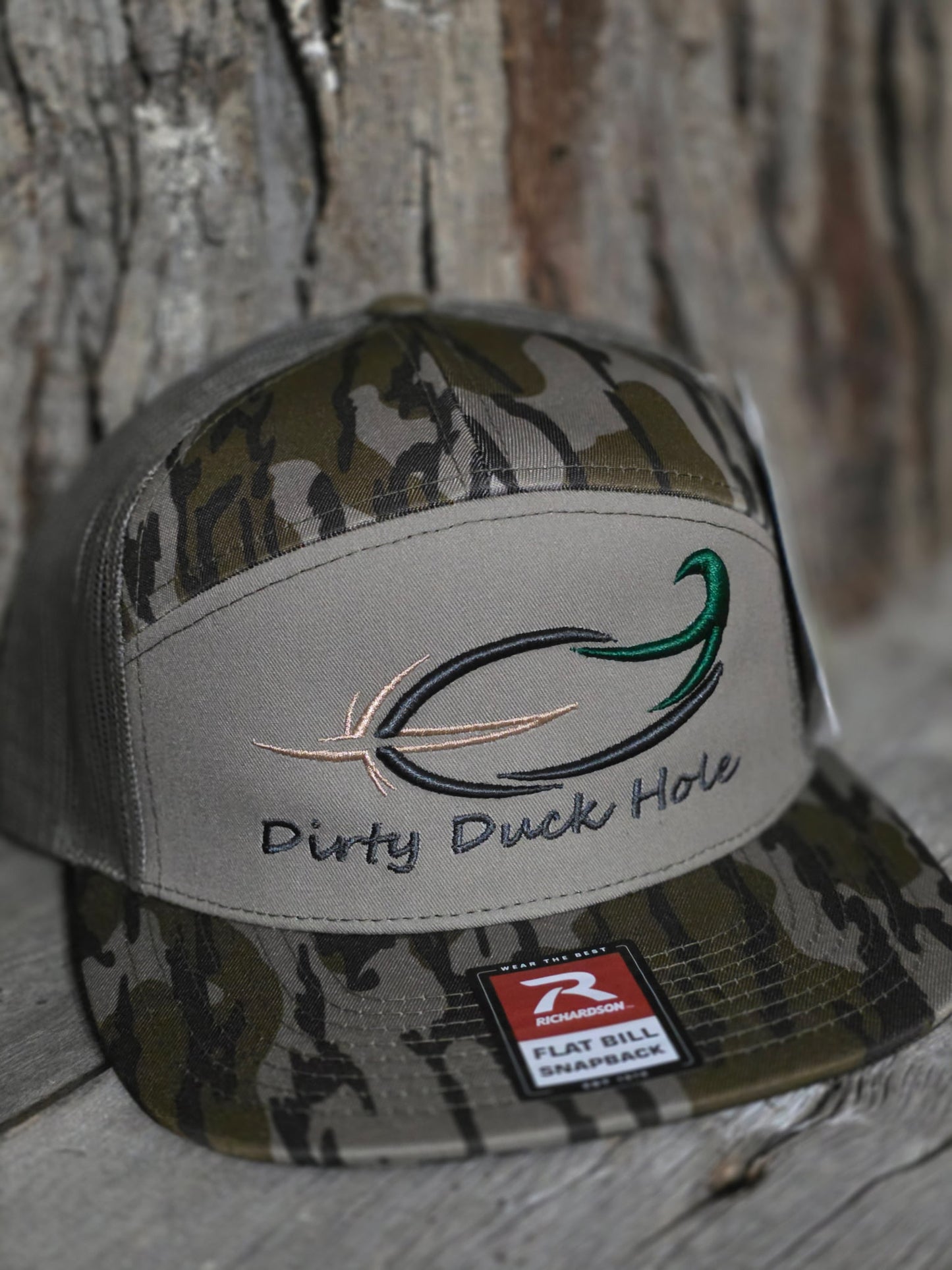 7 Panel Cap - Bottomland / Dirty Duck Logo