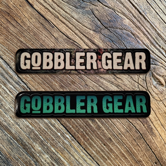 Gob Gear | Decal - Gobbler Gear Text Logo - Gun Barrel - Sand/Green