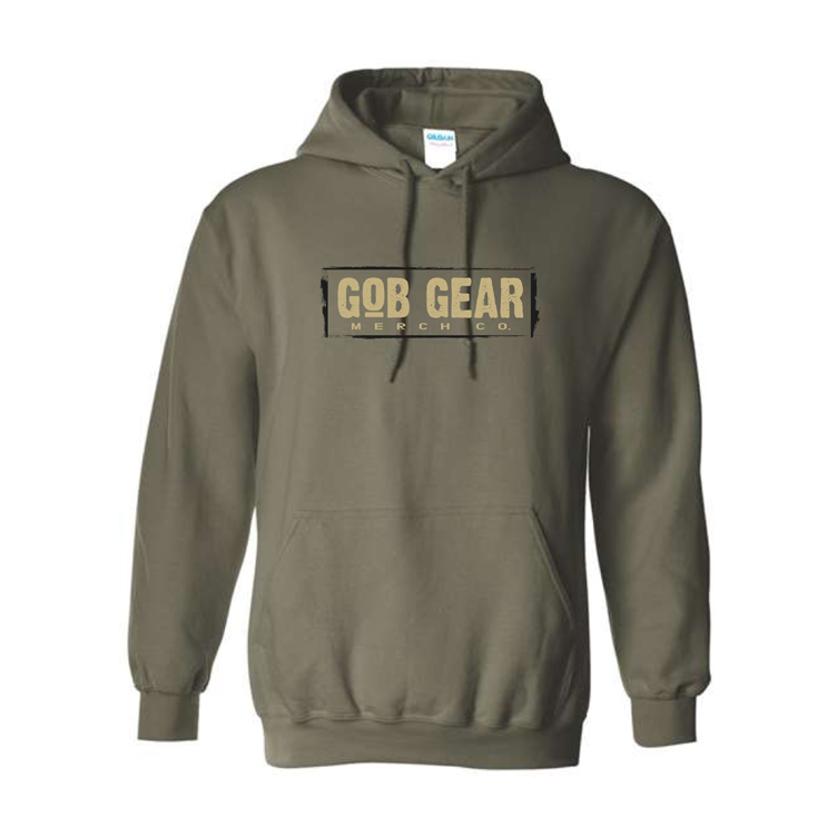 Gob Gear | Hoodie - G2 Merch Co Logo - Military Green - Black/Sand Logo