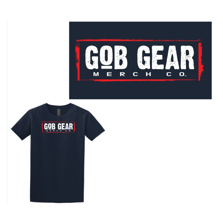 Gob Gear | Tee SS - G2 Merch Co Logo - Navy - Red/White Logo